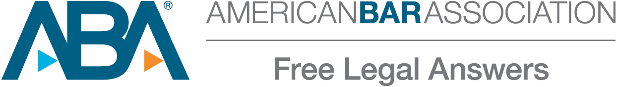 American Bar Association Free Legal Answers Logo