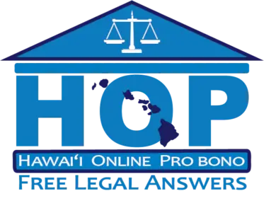 Hawaii Online Pro Bono Free Legal Answers Logo